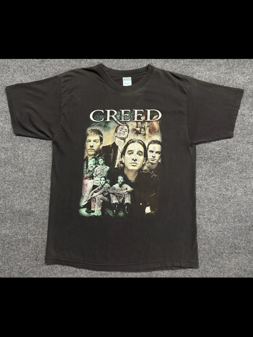 Vintage 90s Creed Band Tour Tee 2002 Faded Graphic T-Shirt L